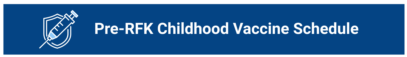Pre-RFK Childhood Vaccine Schedule